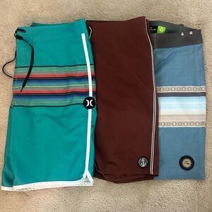 Surf brands men Swim Trunks(3 pairs included)